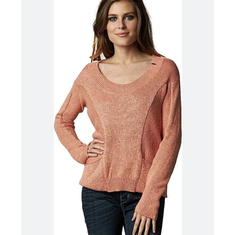 $60 Fox Racing Women’s Unruly Sweater In Orange Sherbet Size S